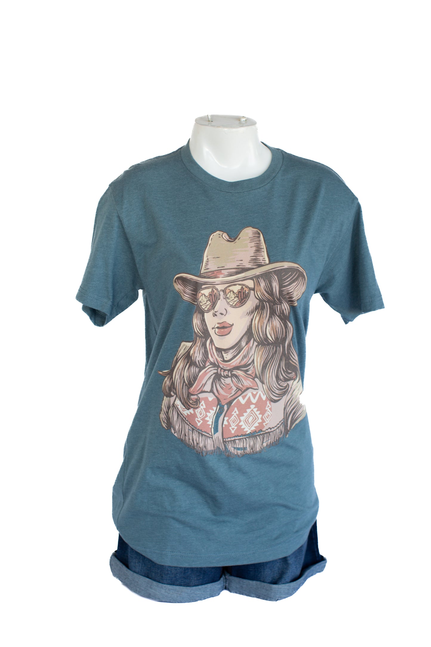 Rowdy Crowd Classy Cowgirl Powder Blue