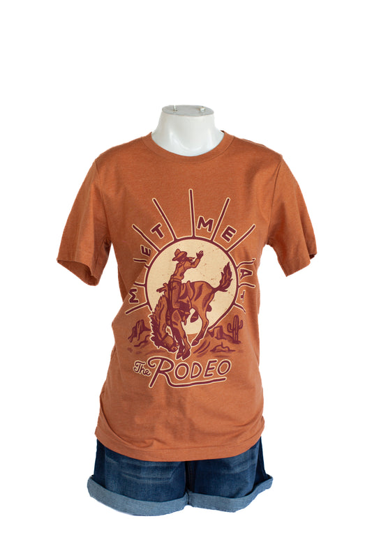 Rowdy Crowd Meet Me At The Rodeo T-Shirt