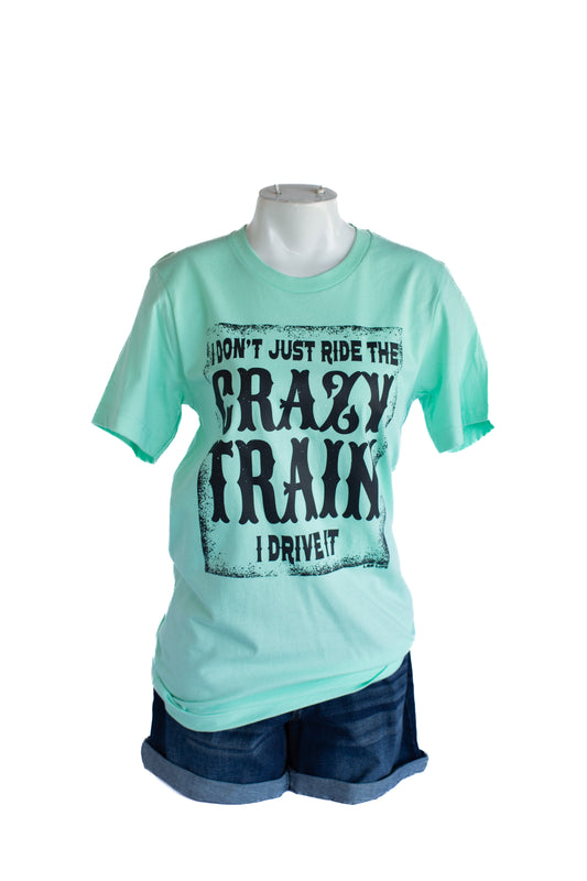 Crazy Train Mint T-shirt