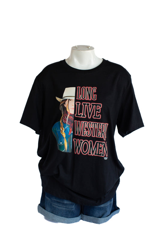 Long Live Wester Women Canvas T-shirt